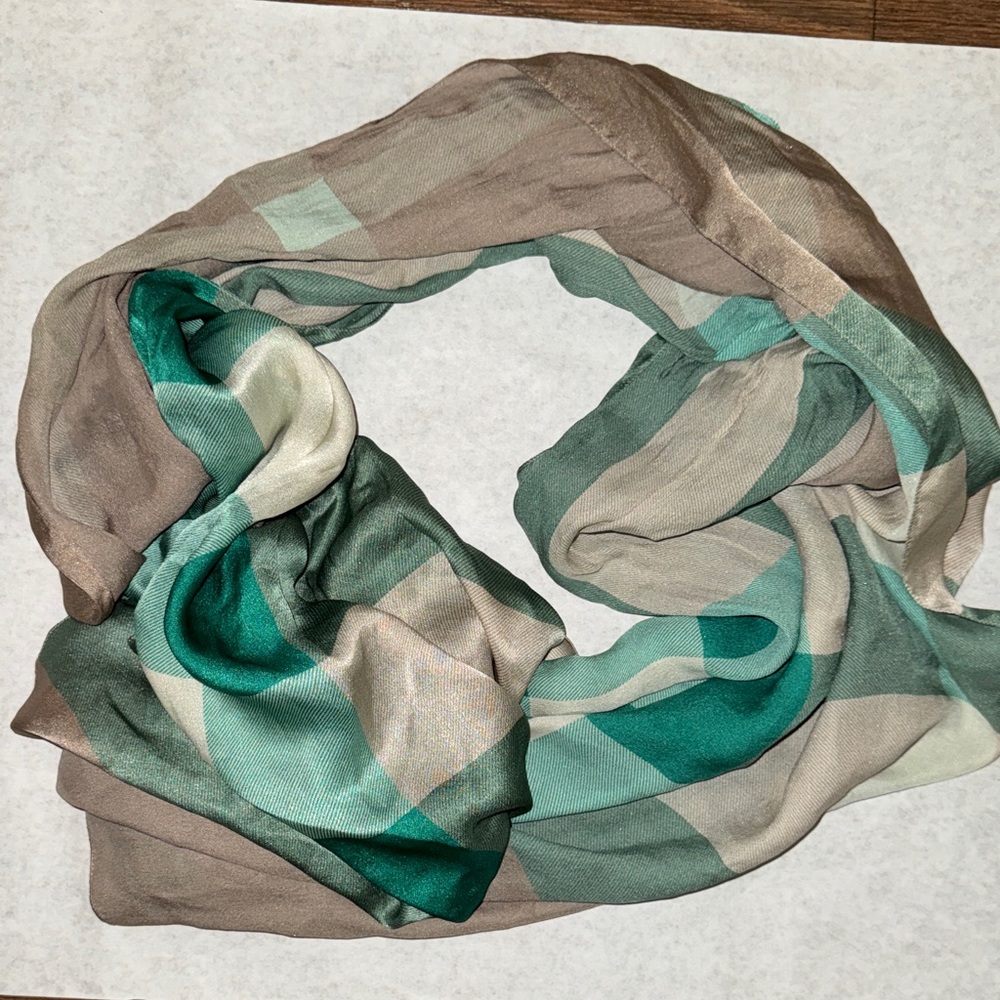 Burberry Lightweight Silk Scarf - Picture 2 of 3